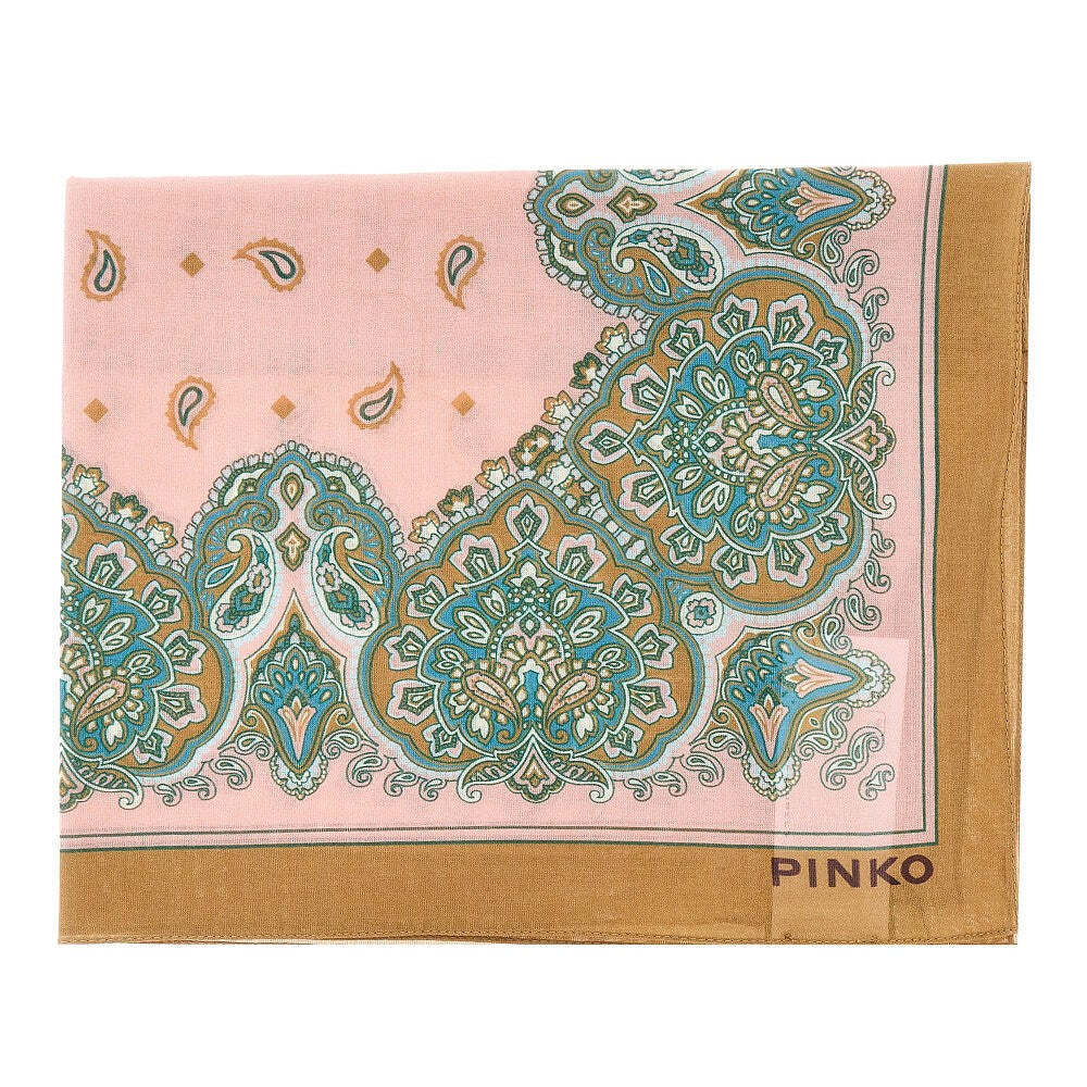 Pinko Bandana Print Cotton Scarf